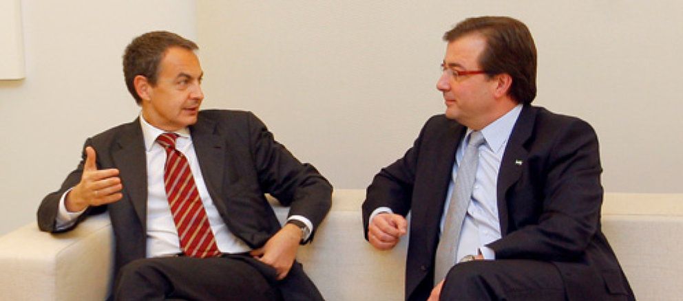 Foto: Fernández Vara: “Veo a Zapatero liberado. Ya puede decir todo lo que piensa”