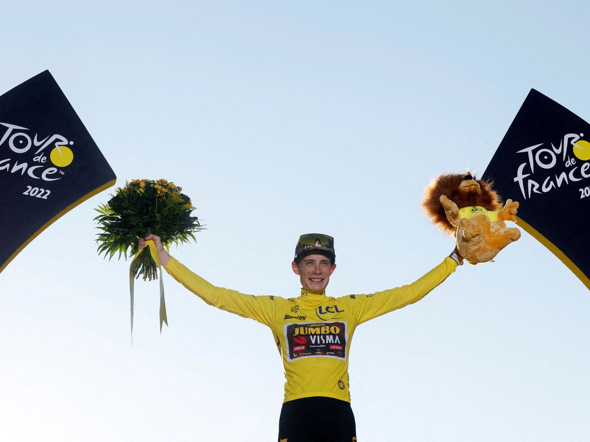 Foto: Vingegaard ganó la última edición del Tour de Francia. (Reuters/Gonzalo Fuentes)