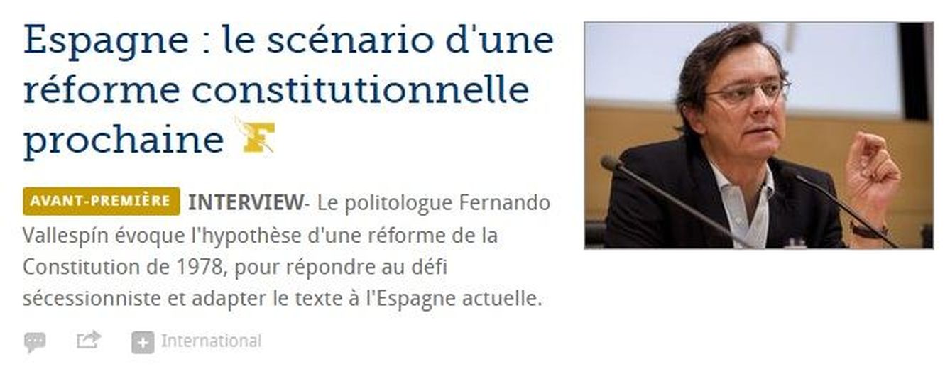 'Le Figaro' predice una reforma constitucional. 