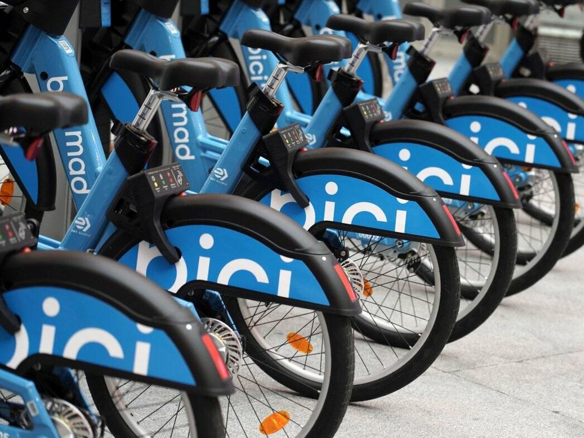 Foto: Imagen de bicicletas de BiciMad. (Ayuntamiento de Madrid)
