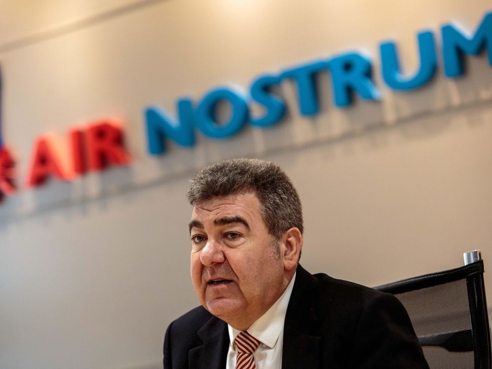 Foto:  El presidente de Air Nostrum, Carlos Bertomeu