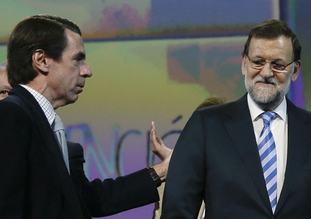 Foto: José María Aznar y Mariano Rajoy. (Reuters)