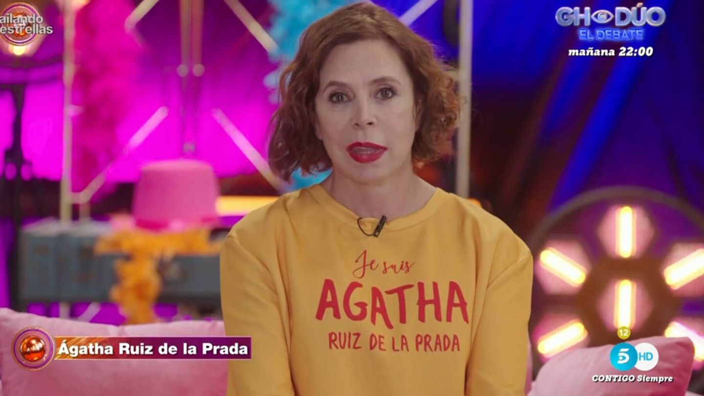 Ágatha Ruiz de la Prada, en su vídeo de presentación de 'Bailando con las estrellas'. (Mediaset)