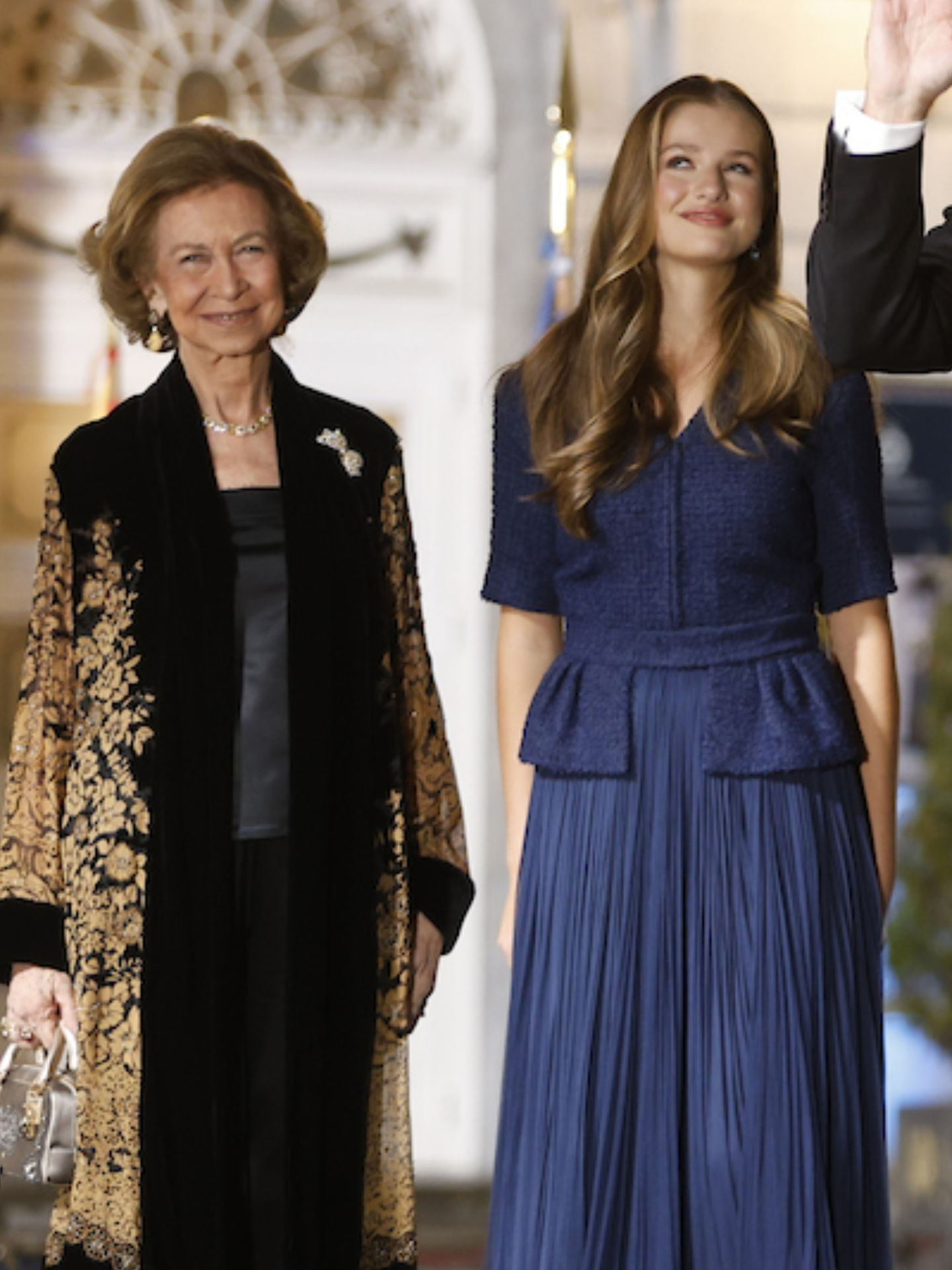 La reina Sofía y la princesa Leonor. (LP)