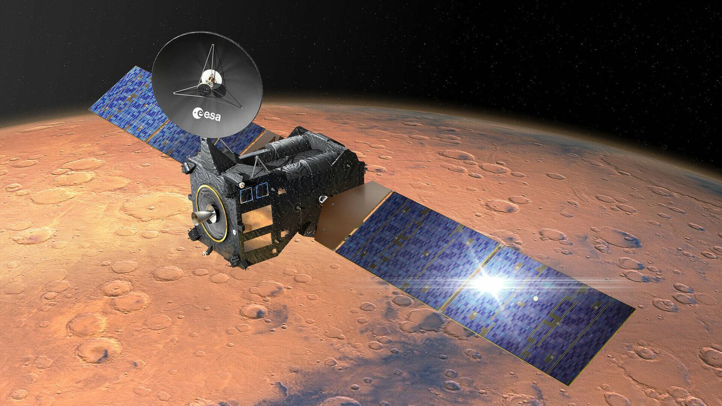 El ExoMars Trace Gas Orbiter de la ESA y Roscosmos. (ESA)