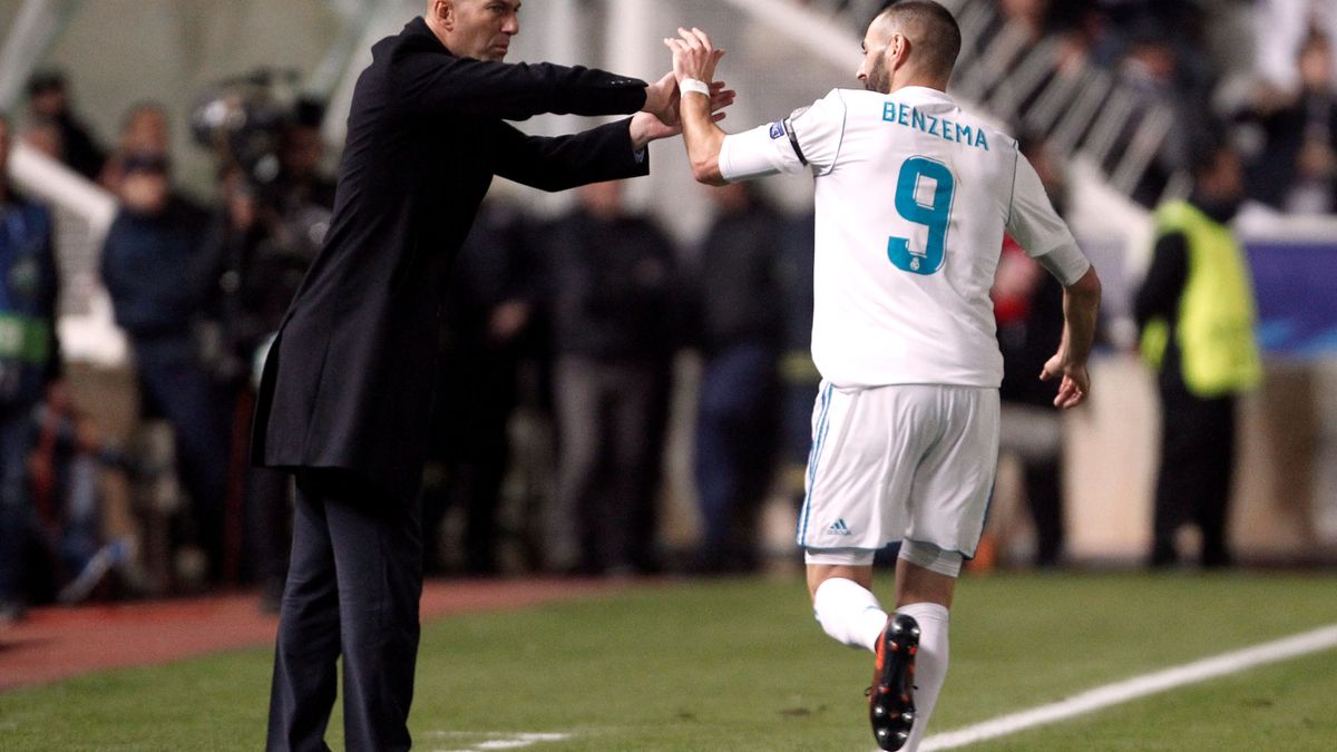 Zidane justifica a Benzema desde los números, aunque ya casi no marque goles