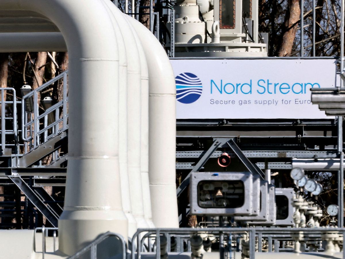 Foto: Tuberías de las instalaciones del Nord Stream en Lubmin, Alemania. (Reuters/Hannibal Hanschke)