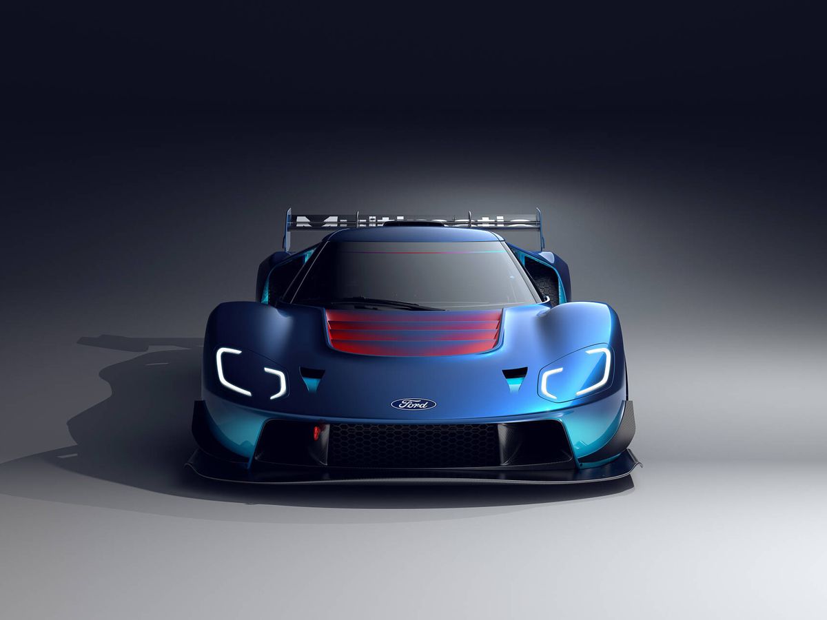 Foto: El GT Mk IV tiene la aerodinámica de un coche de competición. (Ford)