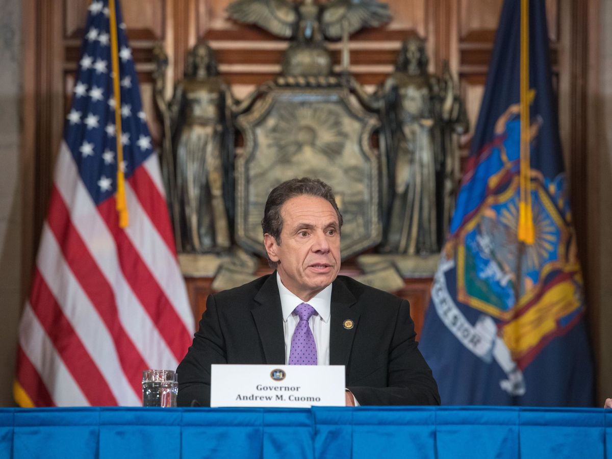 Foto: Fotografía cedida por la Gobernación de Nueva York donde aparece su gobernador, Andrew Cuomo.