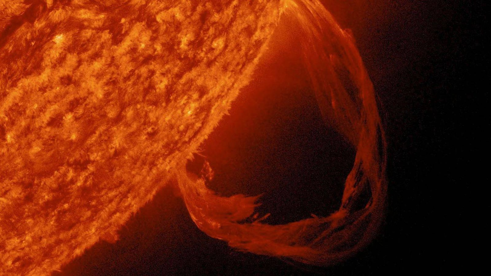 Detalle de la superficie del Sol. (EFE)