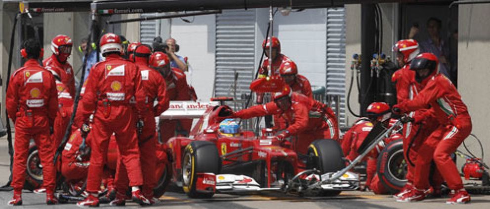 Foto: Ferrari admite su error y el de Alonso en la estrategia... "pero no es tan dramático"