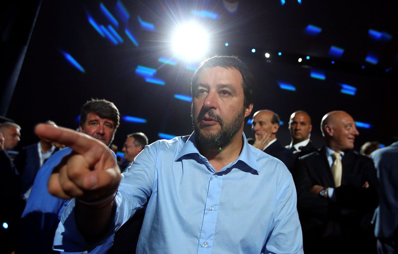 El ministro del Interior italiano, Matteo Salvini, el 7 de junio de 2018. (Reuters)