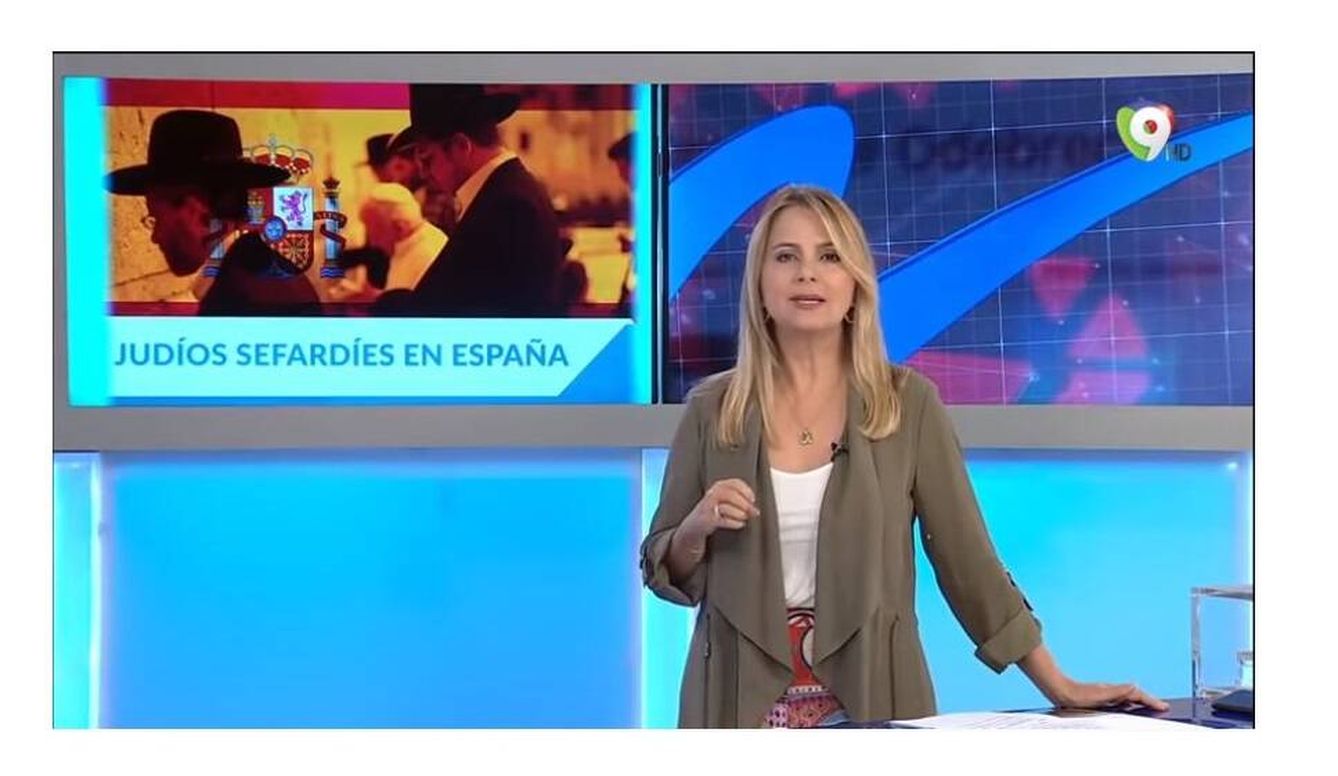 La televisión dominicana se hace eco en 2019 de la vía sefardí de nacionalización. (Canal 9)