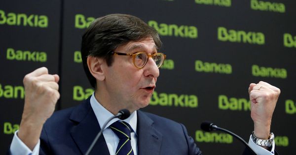 Foto: El presidente de Bankia, José Ignacio Goirigolzarri, en la presentación del plan 2018-2020. (EFE)