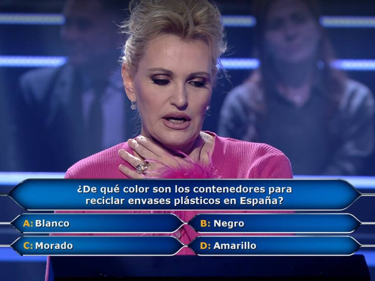 Foto: Ainhoa Arteta en '¿Quién quiere ser millonario?'. (Atresmedia)