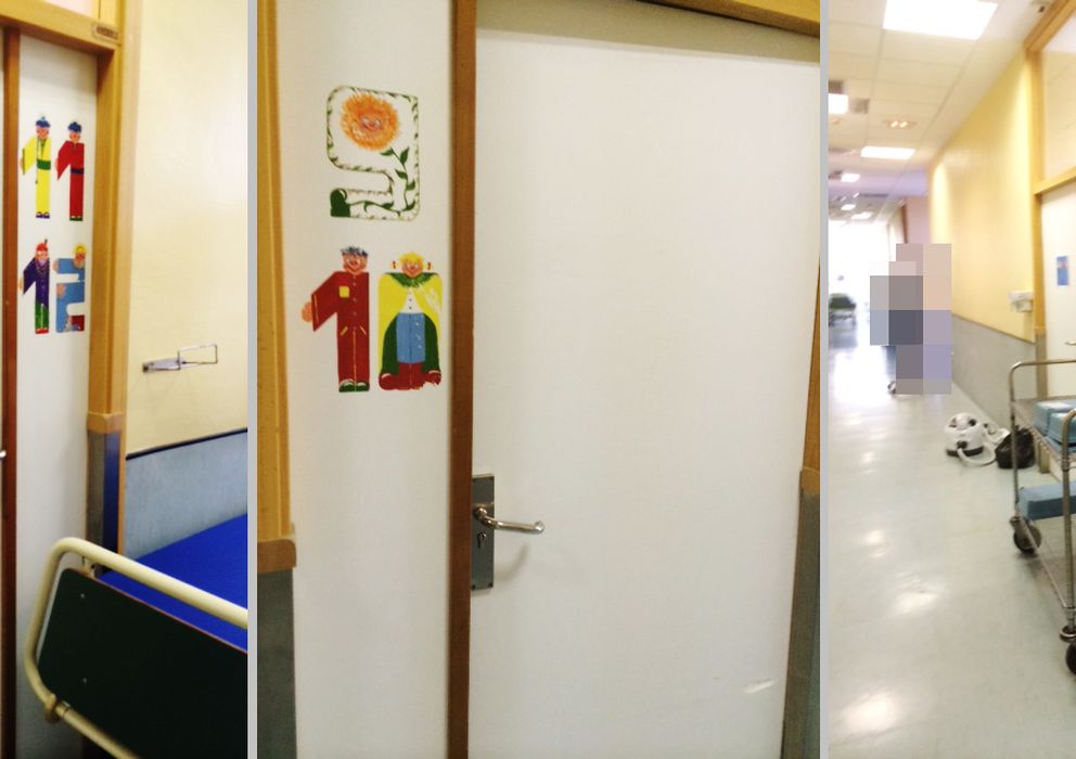 Foto: Aspecto de dos habitaciones en el ala de San Darío del hospital Niño Jesús. (E.C.)