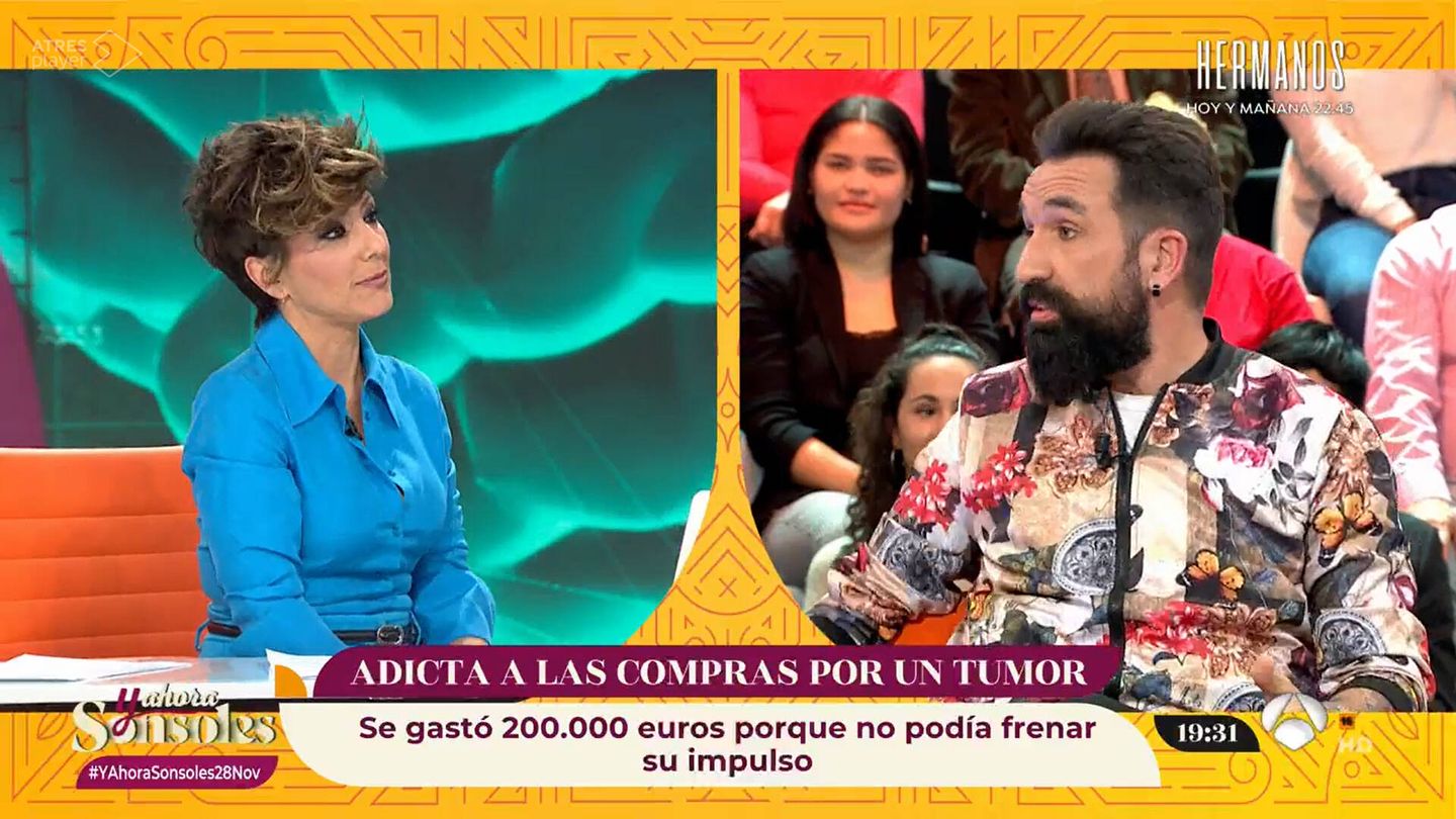 Sonsoles Ónega y Miguel Lago, en 'Y ahora, Sonsoles'. (Antena 3)