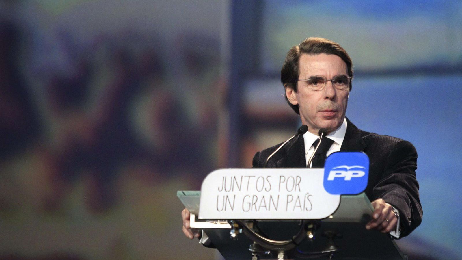 Foto: El presidente de honor del PP, José María Aznar. (EFE)