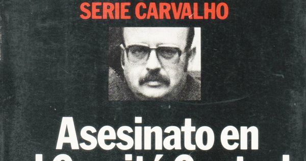 Foto: Detalle de portada de la primera edición en Planeta de 'Asesinato en el comité central', de Vázquez Montalbán