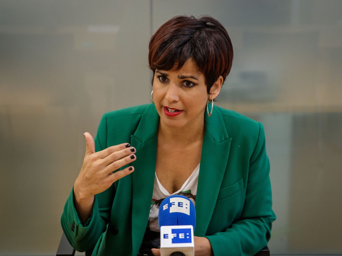 Foto: La candidata de Adelante Andalucía a la Junta de Andalucía, Teresa Rodríguez. (EFE/Julio Muñoz)