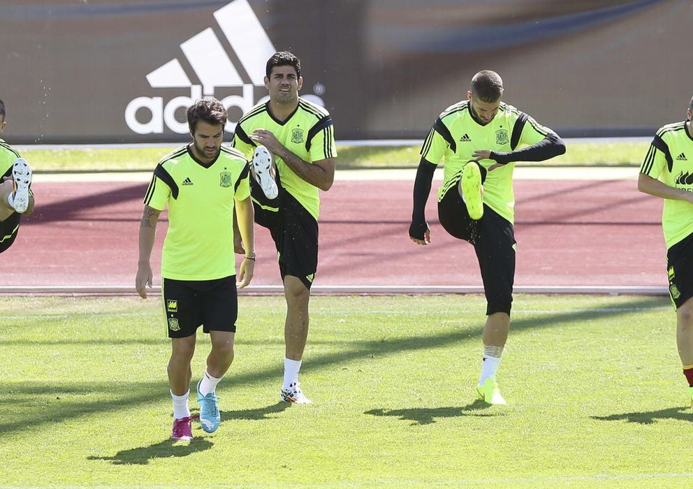 Foto: La Selección, durante un entrenamiento preparatorio para el Mundial de Brasil.
