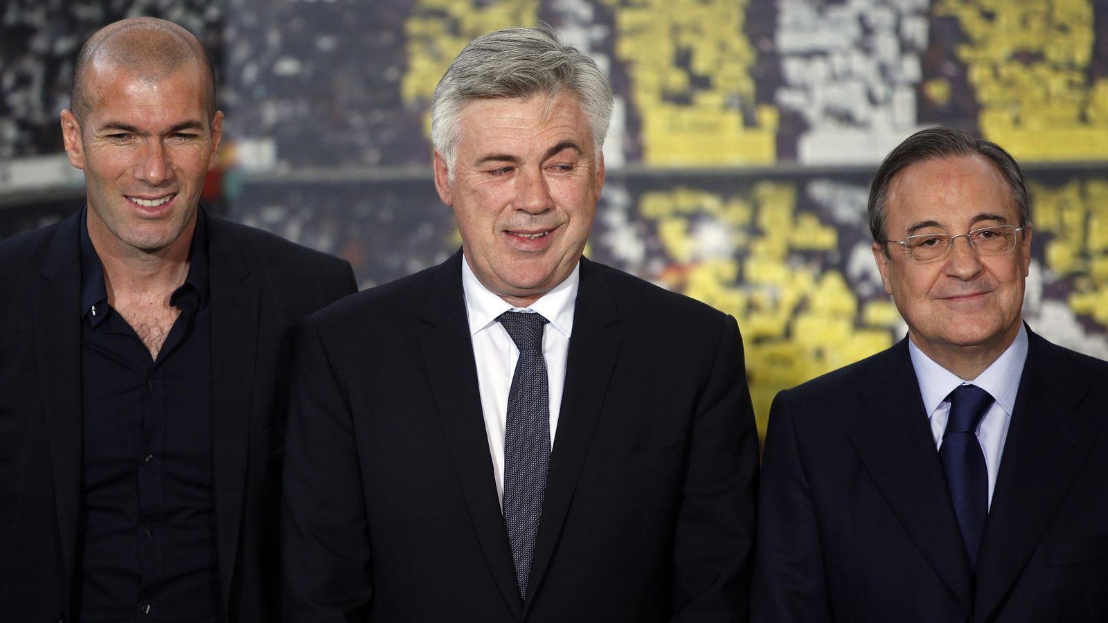 Foto: Ancelotti, junto a Florentino Pérez (EFE)