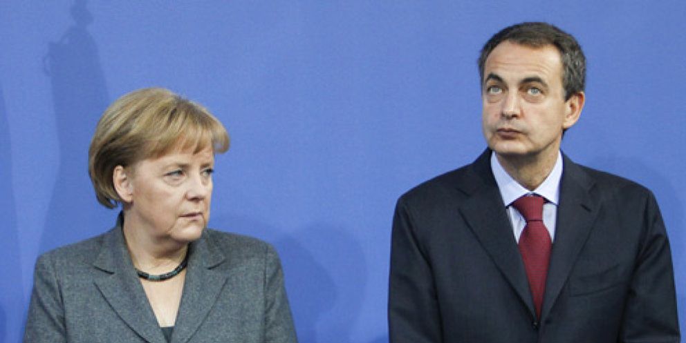 Foto: La reforma inyecta oxígeno a Zapatero a una semana de la visita de Merkel