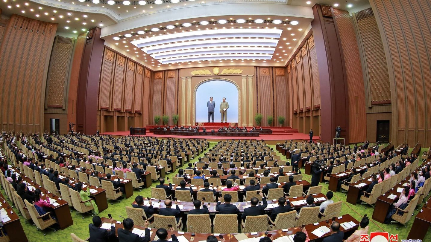 Asamblea en Corea del Norte. (EFE)