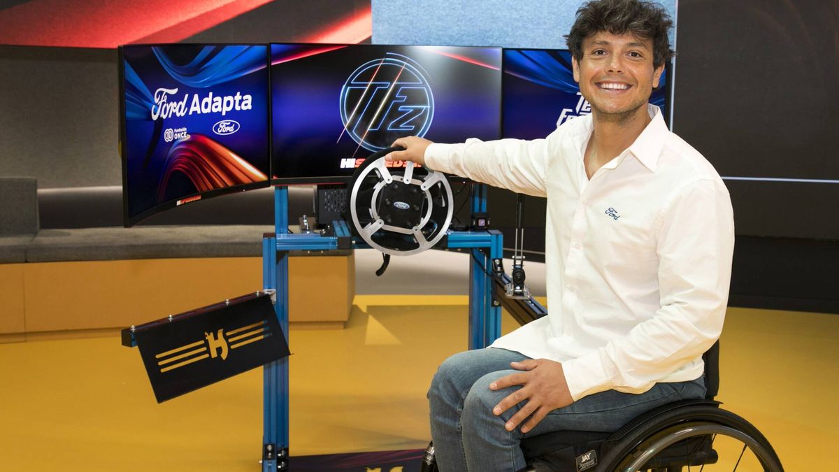 Un simulador de 'simracing' para personas con discapacidad o movilidad reducida
