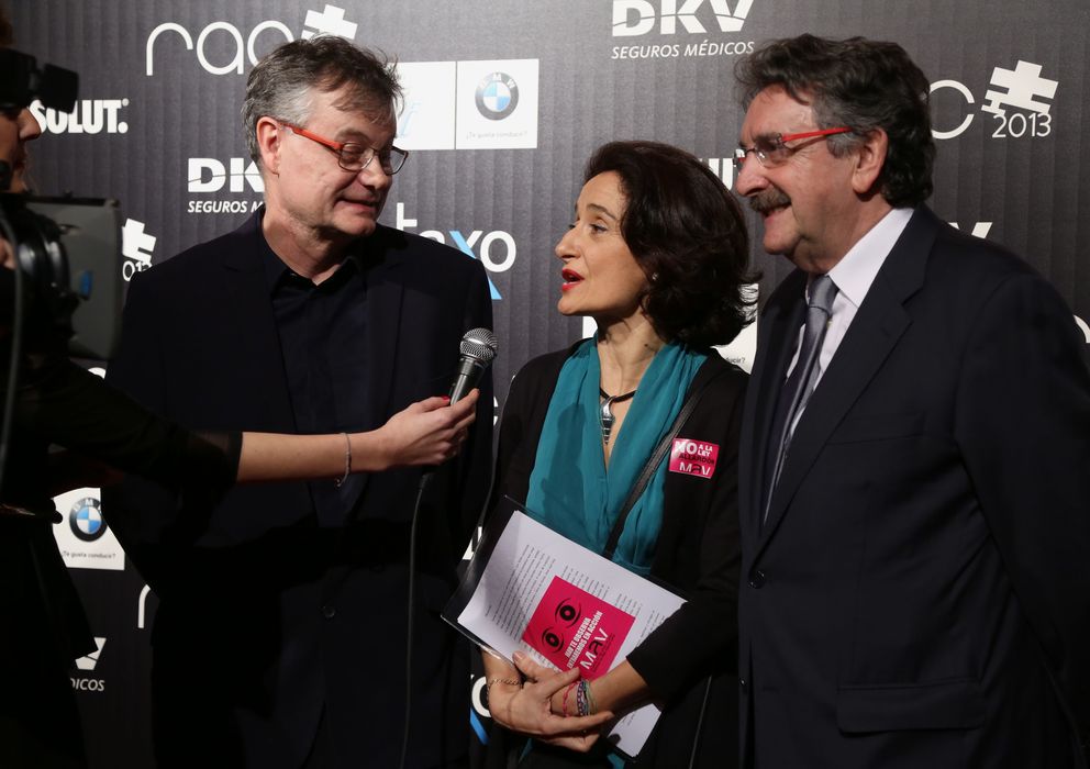 Foto: Miguel Cereceda (izquierda), junto a Marián López-Fernández Cao y Jaime Sordo. 