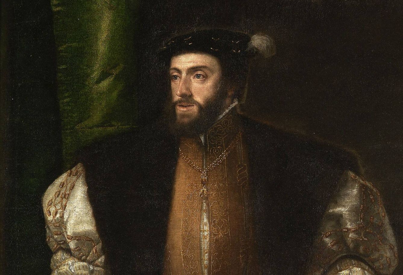 Carlos V retratado por Tiziano