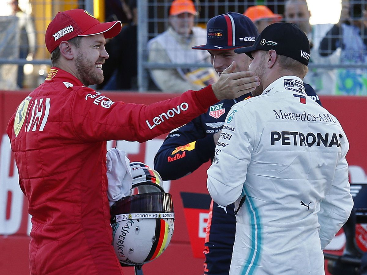 Foto: Bottas, Vettel y Verstappen fueron los tres pilotos más rápidos en clasificación. (EFE)
