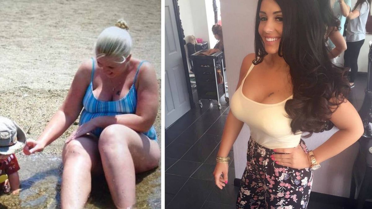 Esta mujer perdió más de 40 kilos (como puedes ver). Así lo hizo