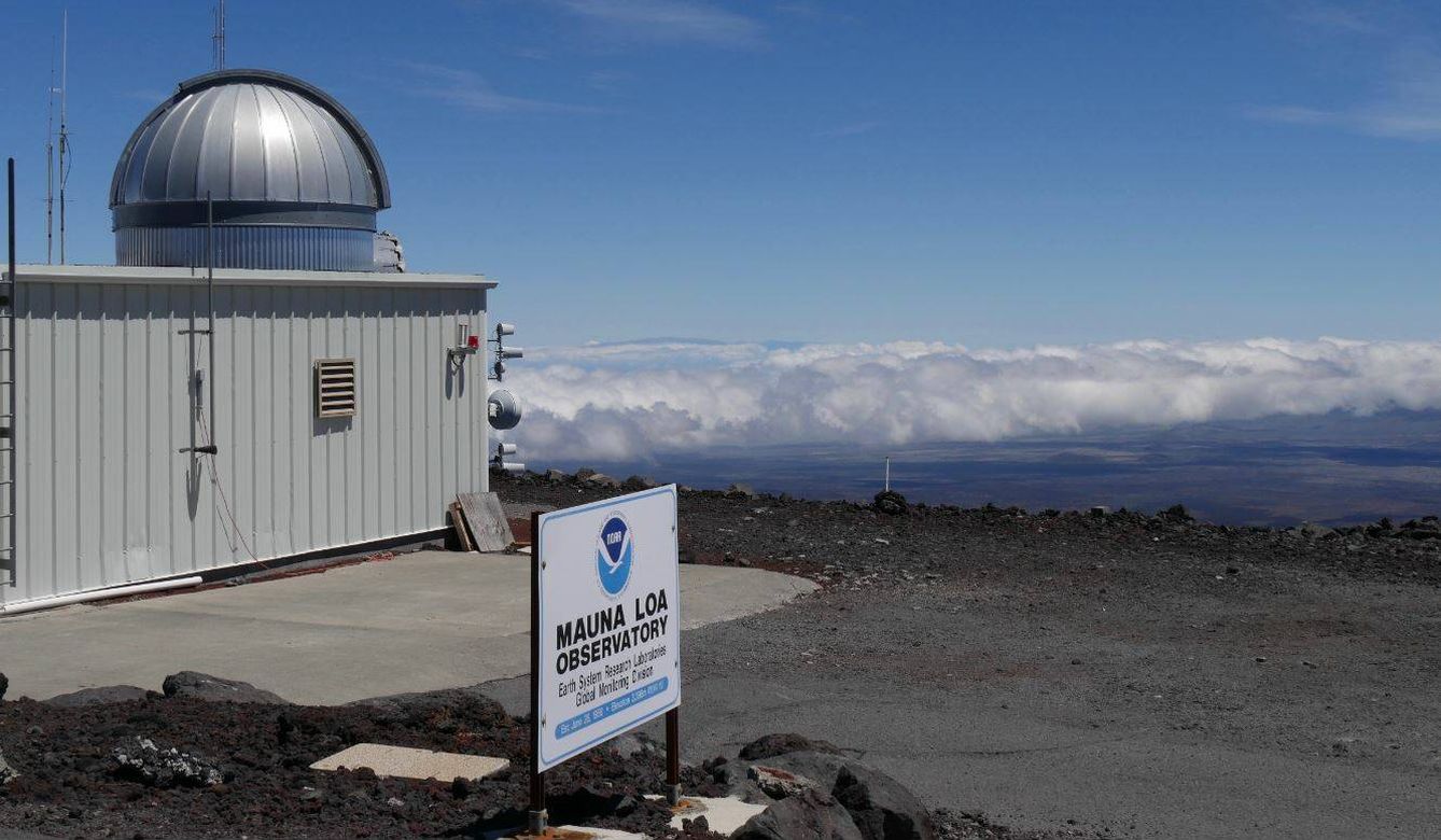 El observatorio climático de Mauna Loa, en Hawái. (NOAA)