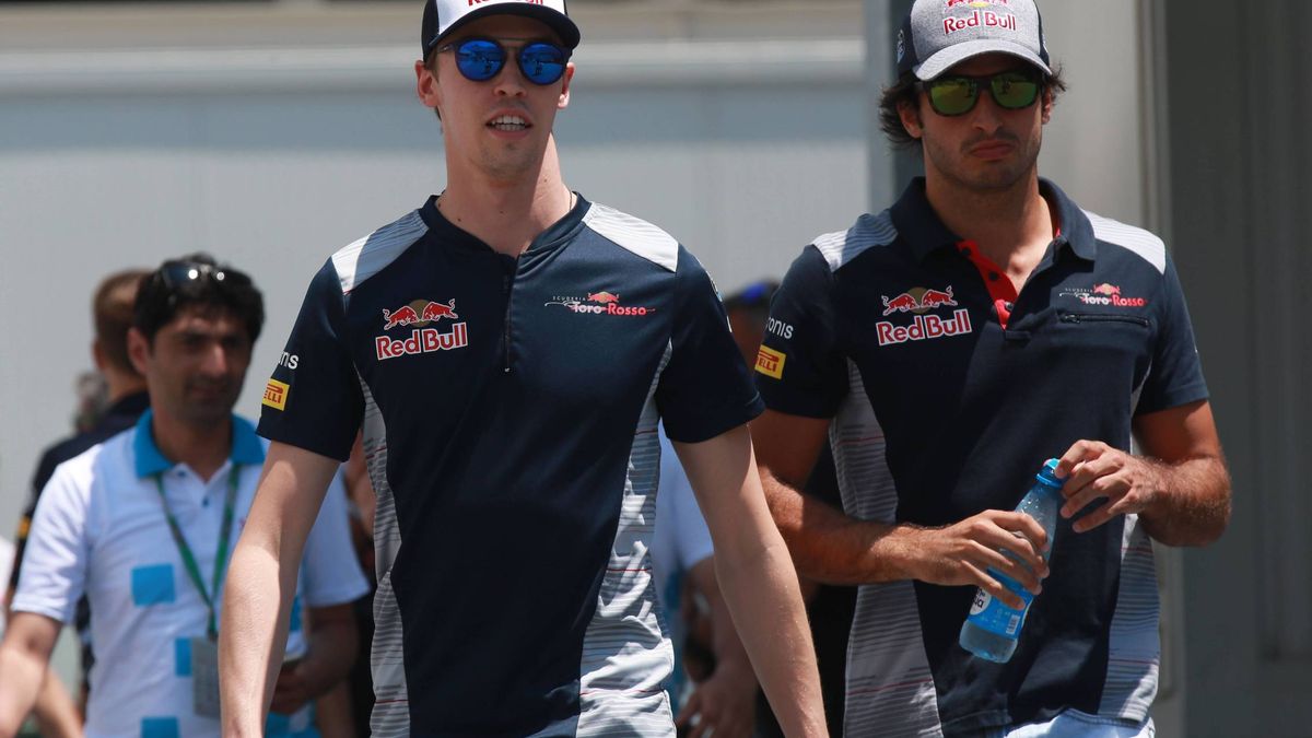 Sainz apunta a Toro Rosso hasta final de curso y Red Bull corta la cabeza a Kvyat
