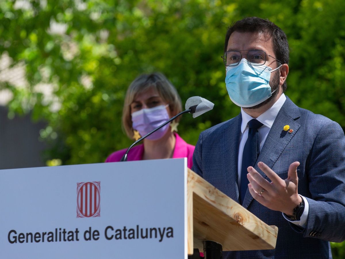 Foto: El presidente en funciones de la Generalitat, Pere Aragonès. (EFE)