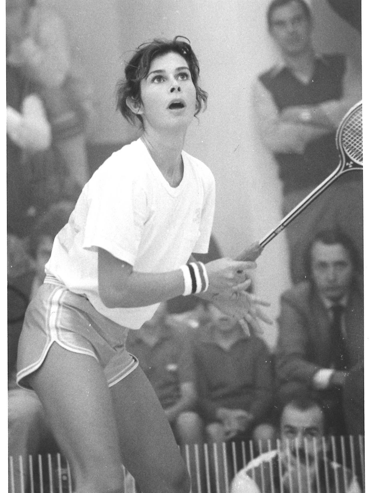 Merry Martínez-Bordiú también jugó al squash en los 80. (Foto cedida por Concha Galatas)