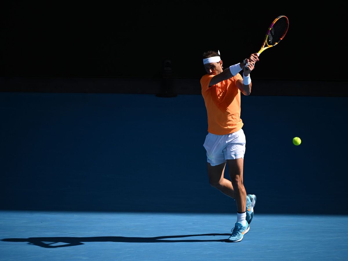 Foto: Rafael Nadal durante el partido frente a Jack Draper en el Open de Australia. (EFE/EPA/JOEL CARRETT).