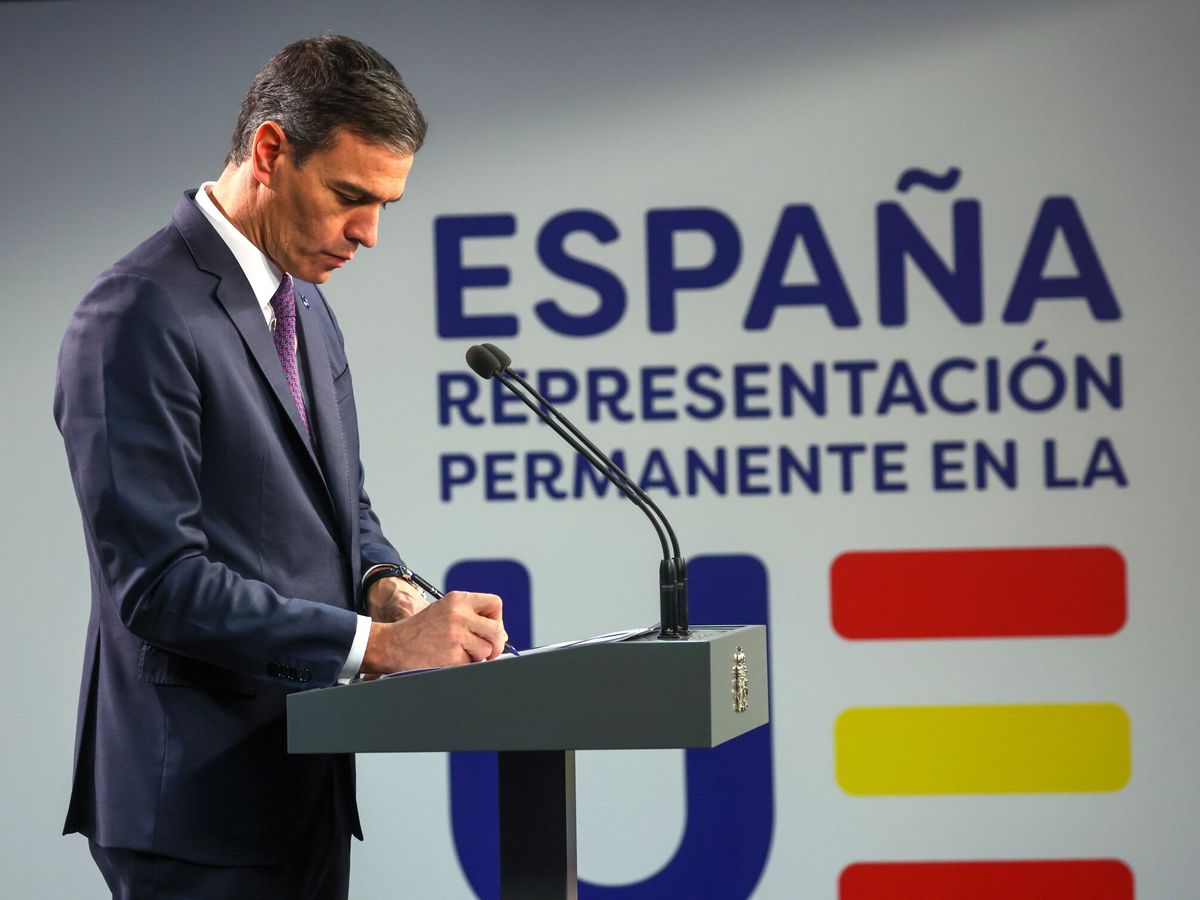 Foto: El presidente del Gobierno en funciones, Pedro Sánchez. (EFE/Olivier Hoslet)