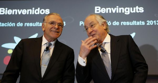 Foto: Isidre Fainé y Juan María Nin, en 2013. (Reuters)
