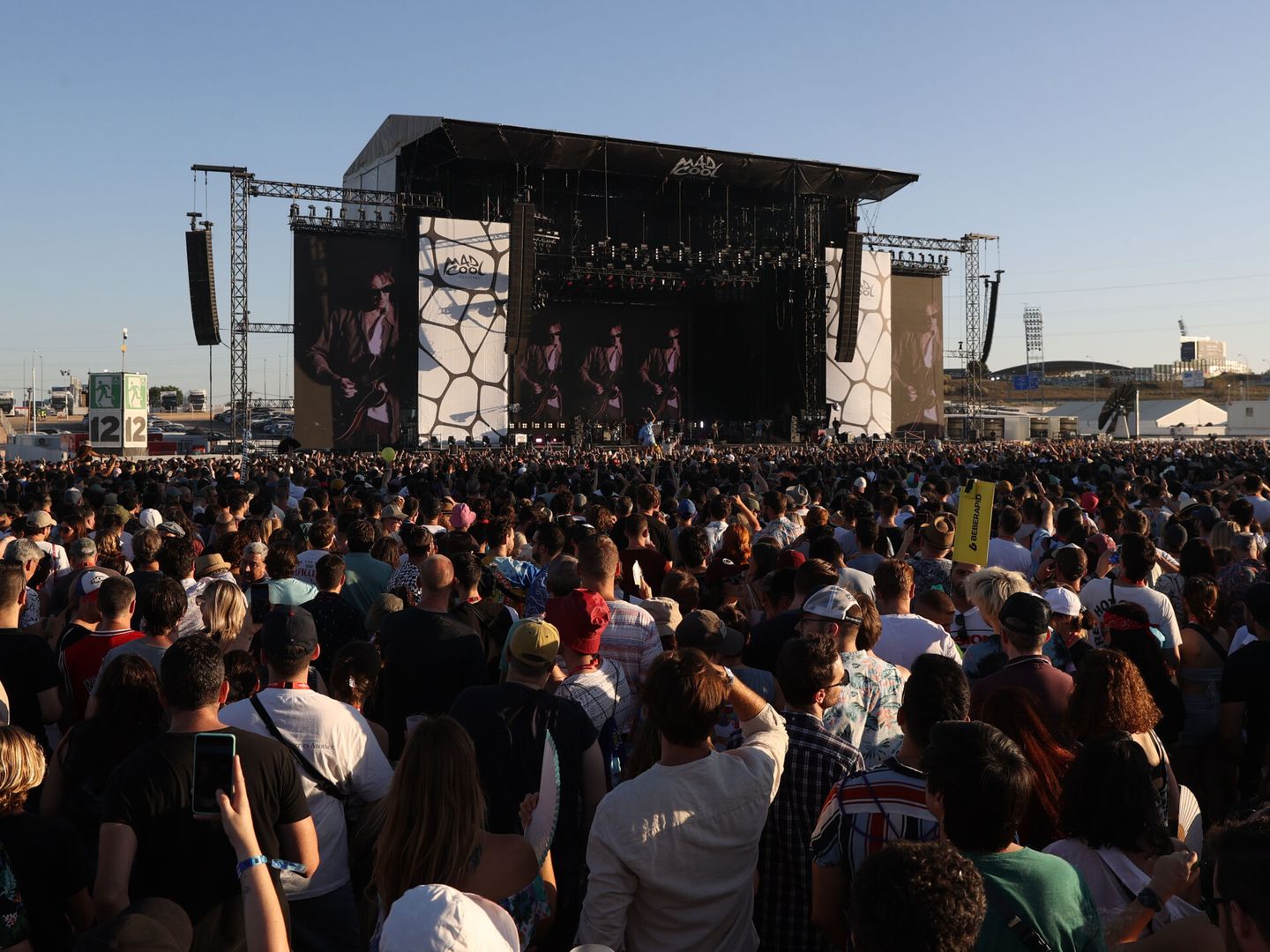 Un momento de un concierto durante la tercera jornada del festival musical Mad Cool en Madrid, en la edición de 2023. (EFE)