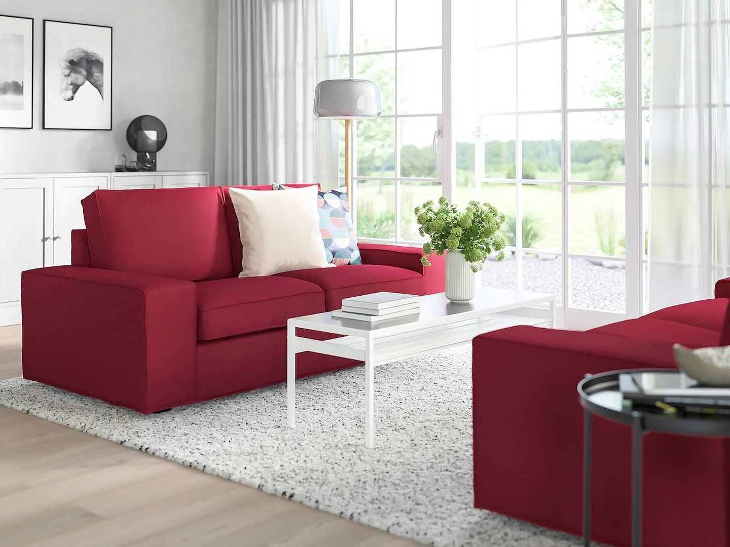 Sofás baratos de Ikea para salones pequeños. (Cortesía)