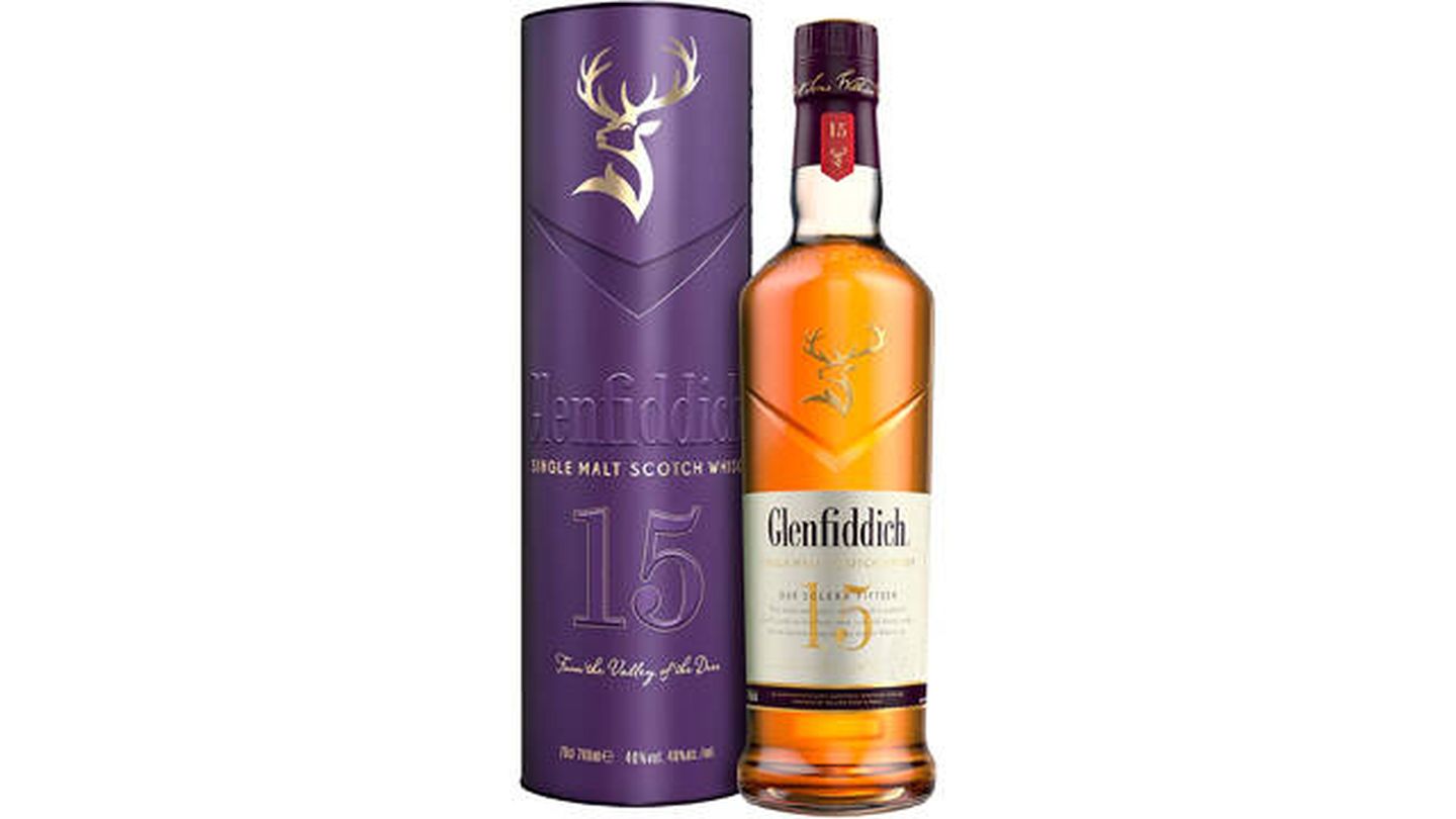 Whisky escocés de malta Glenfiddich