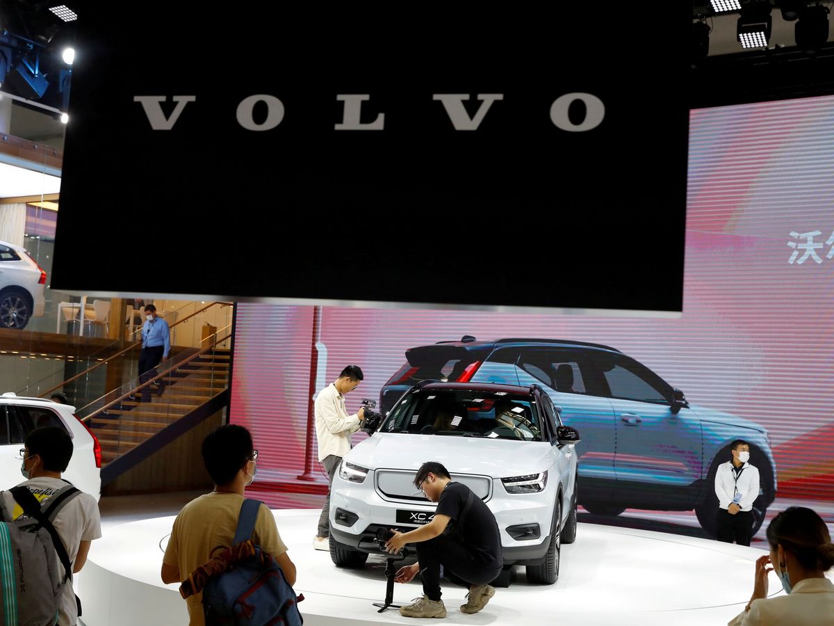 Foto: Exposición de Volvo. (Reuters)