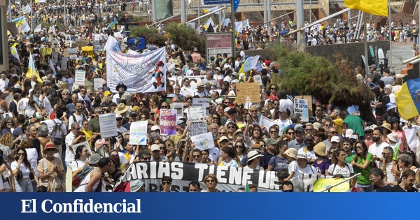 Una marea humana responde en las calles al turismo de masas: Canarias tiene un límite