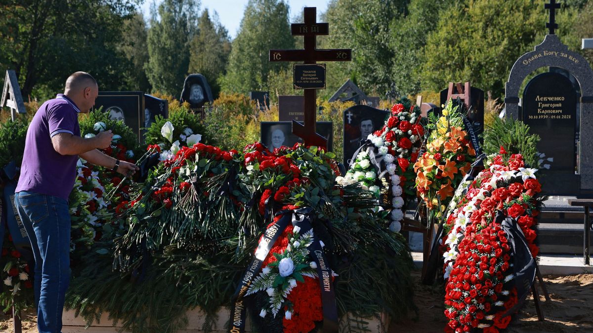 Adiós a Prigozhin: el jefe del Grupo Wagner, enterrado a puerta cerrada y sin Putin