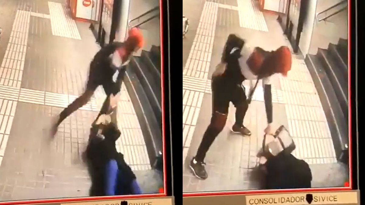 Brutal paliza a una mujer en el metro de Barcelona para robarle el bolso