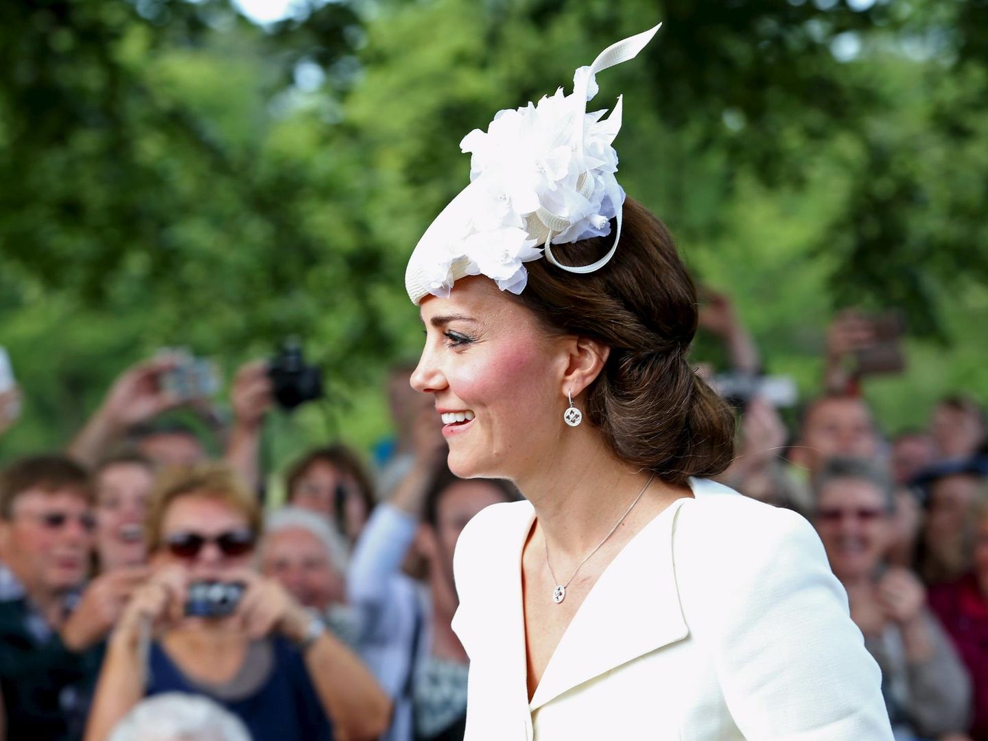 Kate Middleton, el día del bautizo de Charlotte. (Reuters)