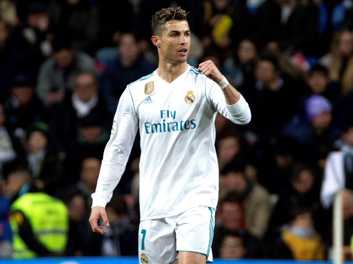 Foto: Cristiano Ronaldo celebra un gol con el Madrid. (EFE/Rodrigo Jiménez)