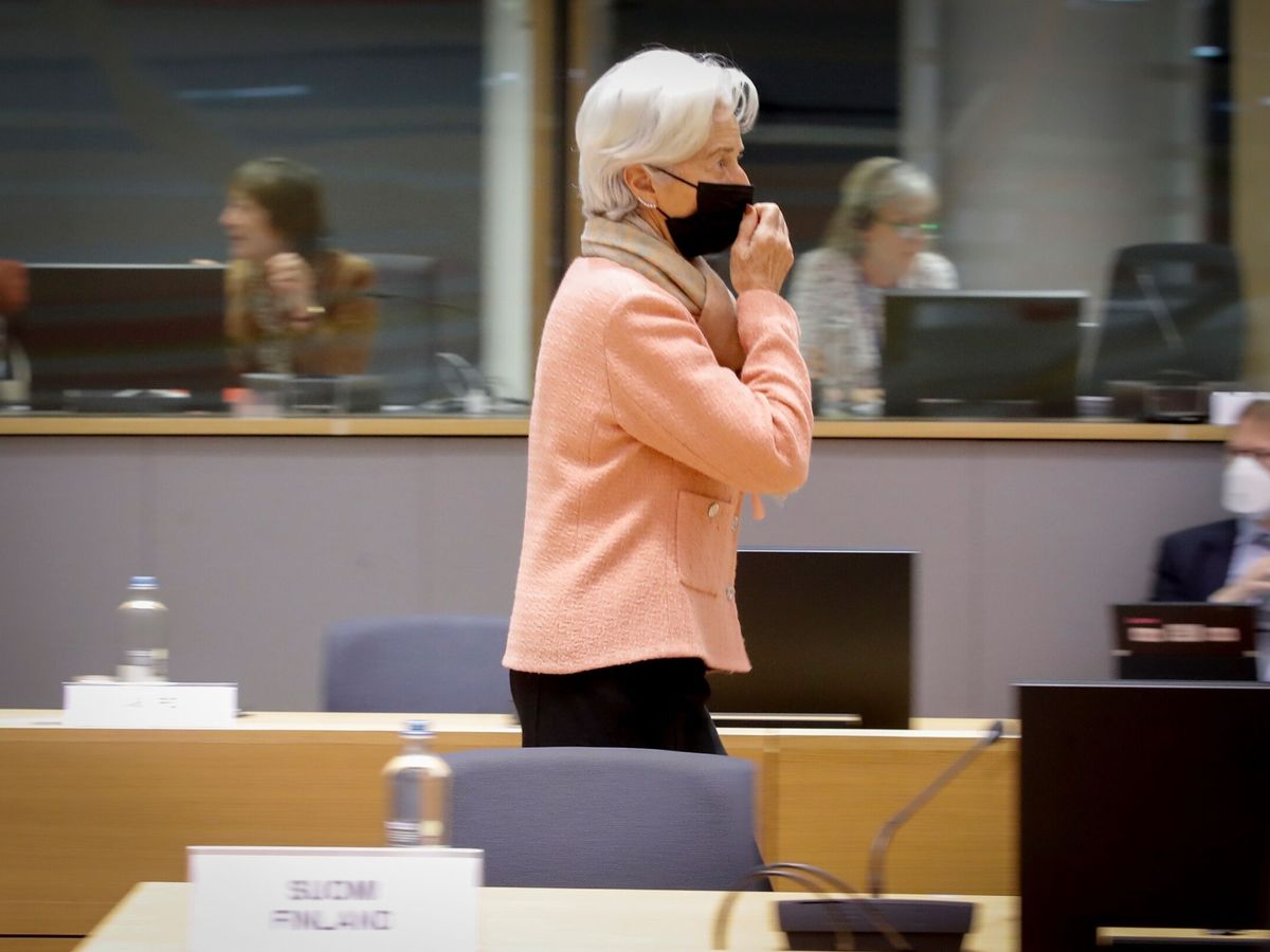 Foto: Christine Lagarde, presidenta del BCE. (EFE/Epa Olivier Hoslet)